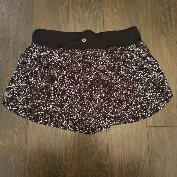 Lululemon Unicorn Find Your Pace Short 3" Lined‎ Crinkle Dust Reflective Alpine - Picture 2 of 5